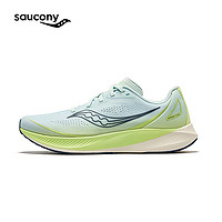 Saucony索康尼MIRAGE FLOW轻量透气跑鞋男子夏季缓震跑步鞋运动鞋男 兰绿2 44.5