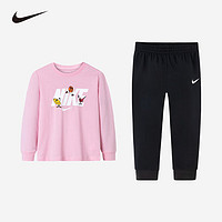 NIKE 耐克 儿童童装套装NY2412163PS-001 柔粉 110/56