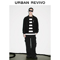 URBAN REVIVO UR2024新款男装街头工装风休闲多口袋宽松直筒裤UMV640009