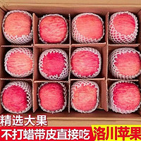 正宗陕西洛川红富士苹果 净重8.5- 9斤 大果 果径80-90mm
