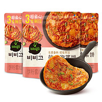 bibigo 必品阁 泡菜饼半成品煎饼粉烙饼360g 3包酥脆香脆懒人