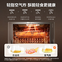 88VIP：Midea 美的 空氣炸鍋烤箱石墨烯免預熱家用小型風爐電烤箱搪瓷熱風PT2520