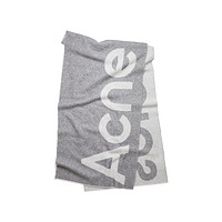 Acne Studios 同款羊毛徽標Logo圍巾羊絨冬季圍脖絲巾