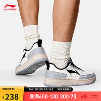 LI-NING 李宁 海川丨经典休闲鞋男鞋回弹柔软轻量粘贴标识运动鞋AGCT377