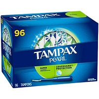 TAMPAX 丹碧絲 加拿大丹碧絲TAMPAX棉條導管式無感內置棉棒衛生姨媽巾置入式 無熒光SUPER型號96支