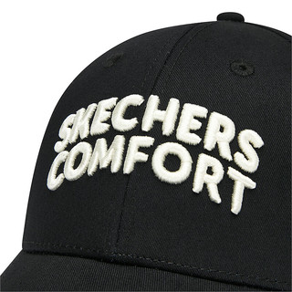 斯凯奇（Skechers）夏季新款美式复古硬顶休闲棒球帽舒适质百搭帽子L124U079 均码
