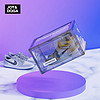 JOY&DOGA 透明鞋盒防尘防氧化球鞋收纳盒灰色半透明PET可叠加YUMMY款