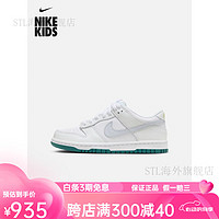 耐克（NIKE）男童DUNKLOW大童运动童鞋春季胶底板鞋低帮 101白色/足球灰/山峰白/白色/浅 37.5码