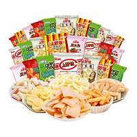 88VIP：Oishi 上好佳 鲜虾条鲜虾片洋葱圈粟米条糖果30包组合薯片休闲膨化礼包