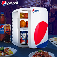 pepsi百事 车载冰箱迷你小冰箱母乳化妆品出宿舍租房冷藏小型车家两用 小冰箱 车家两用 6L