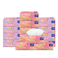 Tempo 得宝 纸巾抽纸甜心桃味有香面巾纸4层90抽16包整箱