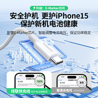 UGREEN 绿联 iphone15充电线双typec数据线0.25m