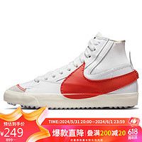 耐克NIKE板鞋男缓震BLAZER MID '77 JUMBO运动鞋 DH7690-100白红40