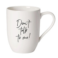 德国唯宝陶瓷马克杯 北欧创意简约字母早餐杯 280ml 别和我说话