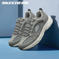 SKECHERS 斯凯奇 男鞋跑步鞋春季男士运动鞋耐磨减震轻便户外运动 GYW 42.5