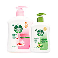 Dettol 滴露 手部除菌护理洗手液套装 (滋润倍护450g+植物呵护200g)