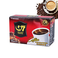 G7 COFFEE 越南G7黑咖啡粉速溶无蔗糖提神美式纯咖啡30g(2g*15包)