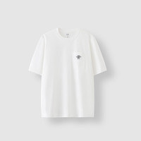 Gap 盖璞 男女装2024夏季纯色百搭短袖T恤情侣装宽松圆领上衣 463253 白色 L