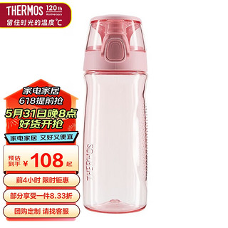 THERMOS 膳魔师 水杯550ML塑料便携运动水杯男女儿童随手杯太空杯子 Tritan材质 TCSD-550 PK