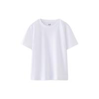 Gap 盖璞 女装2024夏季罗纹圆领短袖T恤亲肤柔软百搭显瘦上衣 476750 白色 S