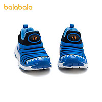 巴拉巴拉 儿童运动鞋男宝宝毛毛虫一脚蹬女童软底轻便跑鞋