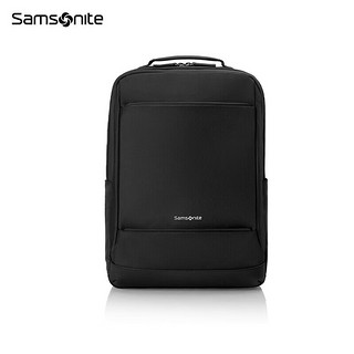 Samsonite 新秀丽 双肩包电脑包17英寸男女背包书包商务旅行通勤包大容量 TX6黑色