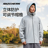 88VIP：SKECHERS 斯凯奇 运动防晒外套硬壳男女同款上衣旅行防水休闲衣