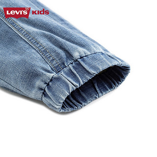 Levi's 李维斯 童装24夏儿童梭织牛仔长裤男童凉感裤子 休闲蓝 130/56(7)