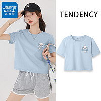 真维斯 纯棉 女士短袖T恤