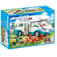 playmobil 摩比世界 快乐家庭系列 家庭房车 男女孩 儿童节礼物