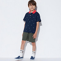 UNIQLO 优衣库 童装男童女童多彩速干Polo快干POLO衫短袖学生上衣465155