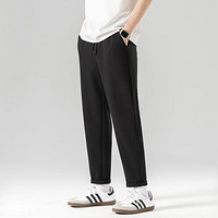 GXG 24夏季男款口袋织唛装饰弹力舒适直筒休闲长裤
