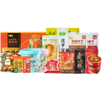 88VIP：喵满分 【零食超级桶】坚果果干肉干糕点果冻速食礼包共23件约3kg