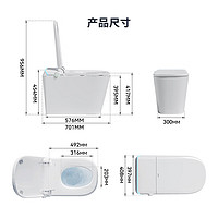 大件超省：SSWW 浪鲸 026B 轻智能高配智能马桶