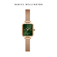 Daniel Wellington DW女表全新复古小方糖钢带腕表