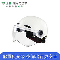 31日20點：LUYUAN 綠源 電動車頭盔 3C認證 夏季半盔