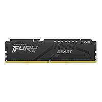 20点开始：Kingston 金士顿 FURY Beast超级野兽系列 DDR5 6000MHz 台式机内存 马甲条 黑色 32GB 16GBx2 CL30