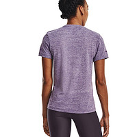 安德玛 官方奥莱UA 女士反光透气半袖跑步健身训练运动修身短袖T恤