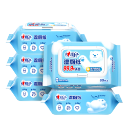 心相印 湿厕纸 家庭装 80片*3包