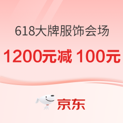 京东 618大牌服饰百亿补贴会场