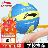 LI-NING 李寧 排球5號機縫成人學生兒童比賽訓練中考標準專用球LVQK745-4