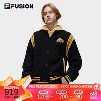 FILA 斐乐 FUSION斐乐潮牌男子棉服外套2023时尚宽松保暖棒球服