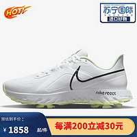 NIKE 耐克 高爾夫球鞋 React Infinity Pro 男士Explorer寬版高爾夫鞋運動男鞋 白色/幾乎伏特/黑色CT6621-109 42.5/US9