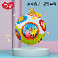 汇乐玩具 HuiLe/汇乐运动转转球0-12月婴幼儿学爬早教音乐滚动宝宝电动玩具