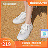 SKECHERS 斯凯奇 2023夏透气BOB'S系列女士饼干鞋休闲鞋舒适帆布鞋 黑色/BLK 40