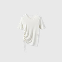 Basic House/百家好BH 夏季不规则打底设计感针织衫B0623B56742