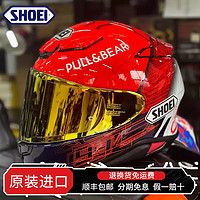 SHOEI z8头盔红蚂蚁日本进口摩托车头盔全盔防雾男女千纸鹤X符号