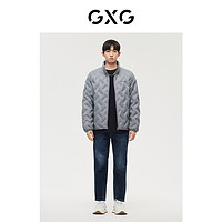 GXG 男装商场同款运动周末系列灰色羽绒服2022年冬季新品