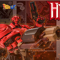 BEASTBOX 藏道模型×黑馬漫畫 地獄男爵 Hellboy煉獄領主 成品可動機甲模型