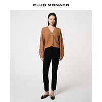 CLUB MONACO 摩纳哥会馆 女装一粒职场上班显瘦品质弹性修身锥形裤